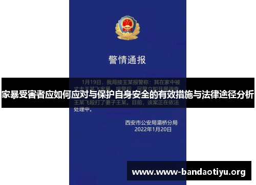家暴受害者应如何应对与保护自身安全的有效措施与法律途径分析